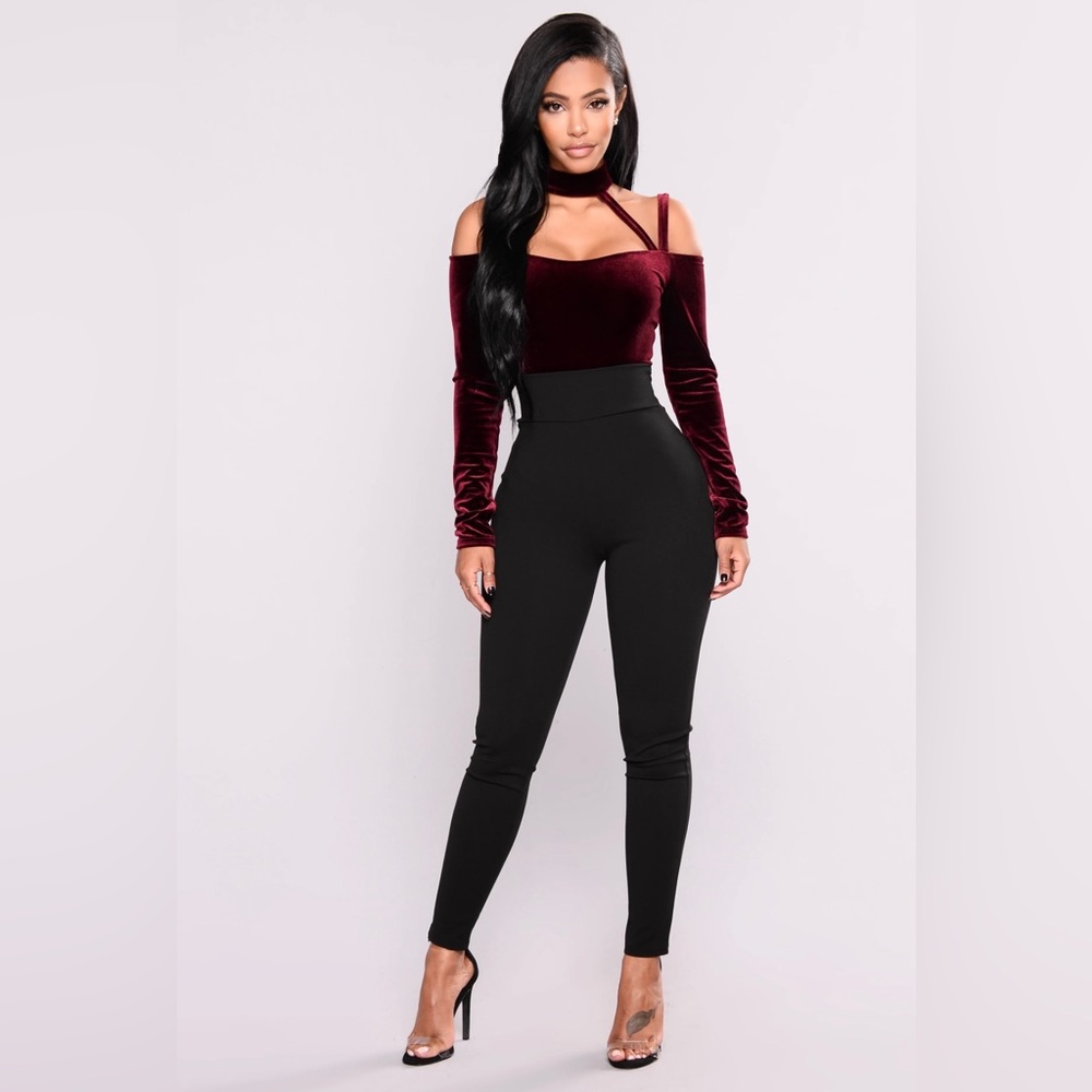 NEW! Brielle High-Rise Pants- Black